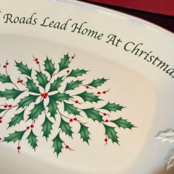 Lenox Red Holiday Tray - Picture 4 of 5